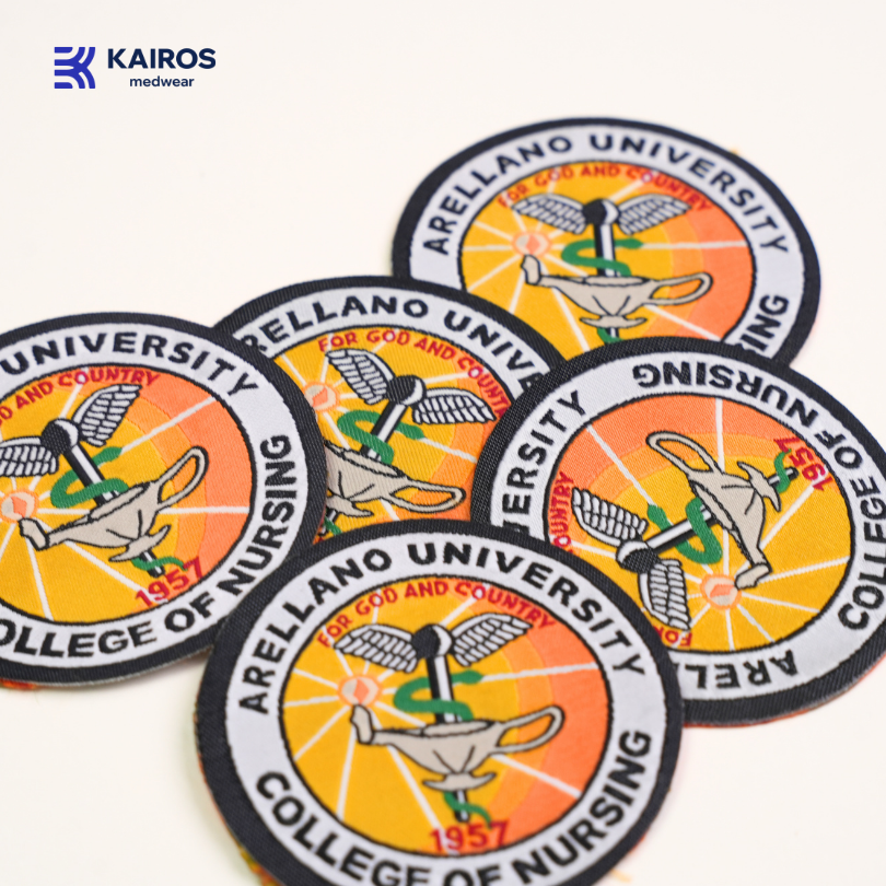 Arellano University College of Nursing (AUCN) Uniform Logo Patch | Kairos Woven Knitted School Patch