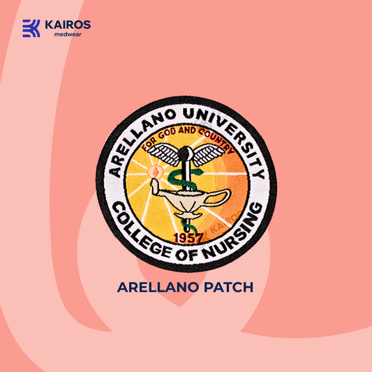 Arellano University College of Nursing (AUCN) Uniform Logo Patch | Kairos Woven Knitted School Patch