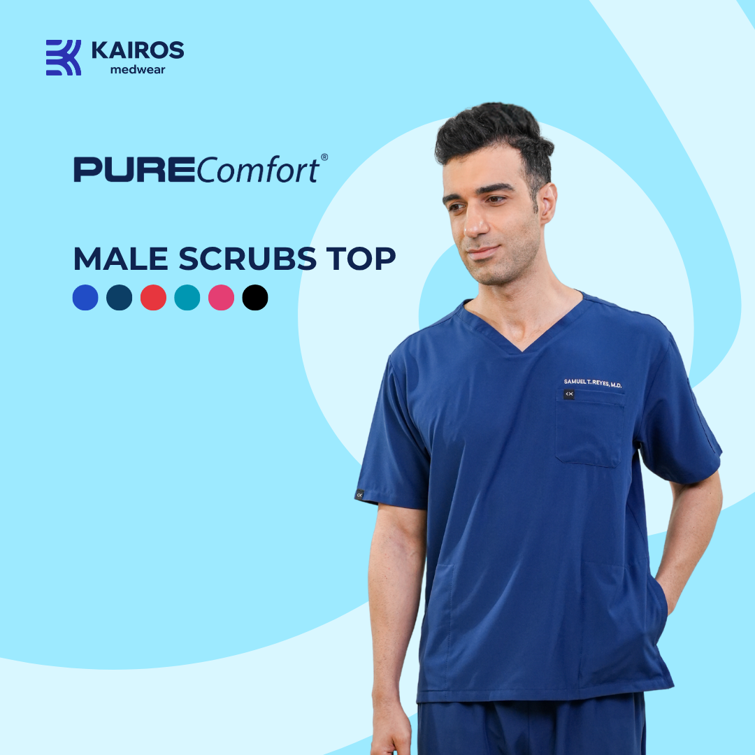 Herren Kasack | V-Ausschnitt | Kairos PureComfort