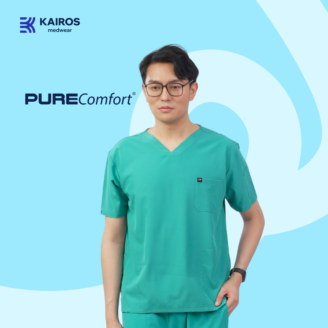 Herren Kasack | V-Ausschnitt | Kairos PureComfort