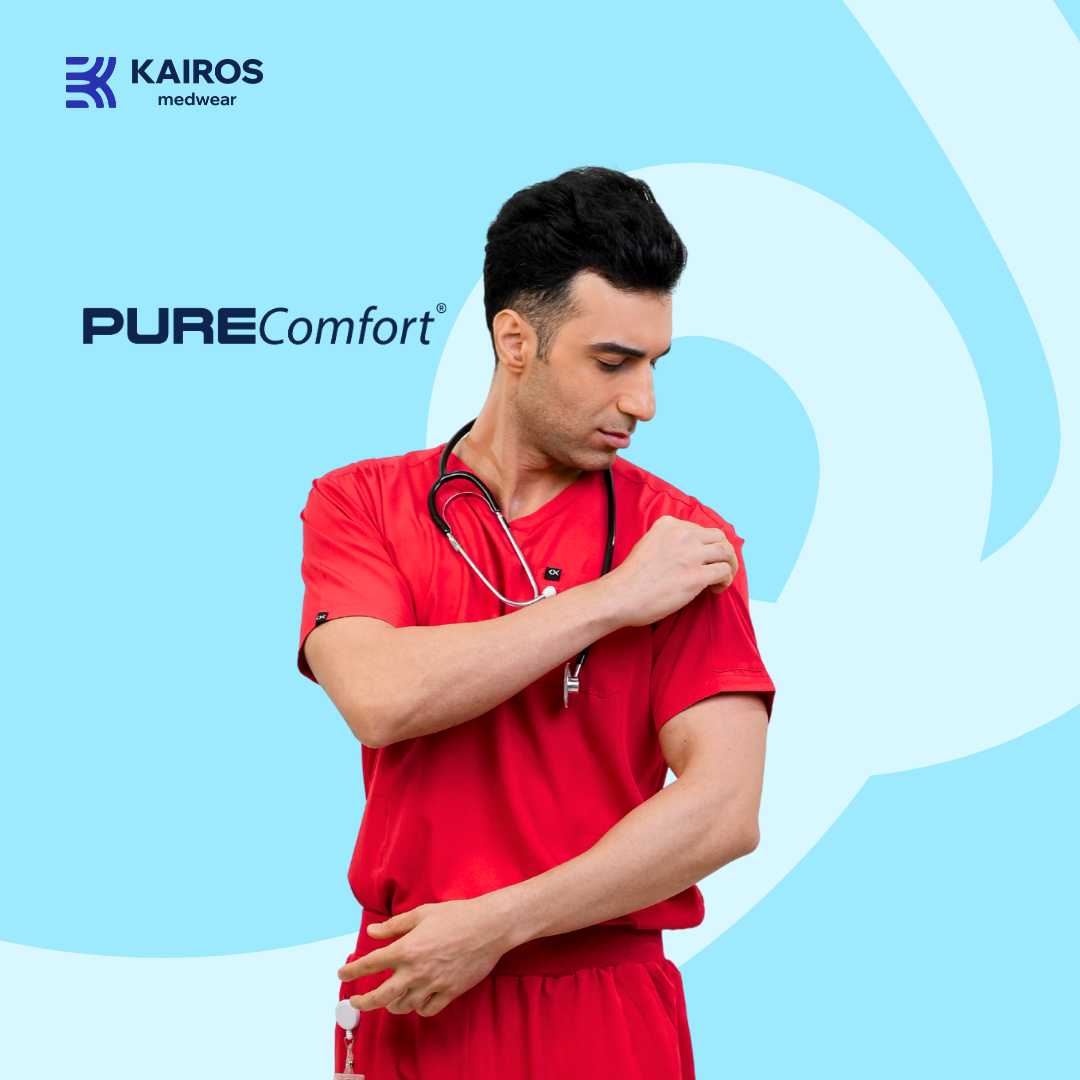 Herren Kasack | V-Ausschnitt | Kairos PureComfort