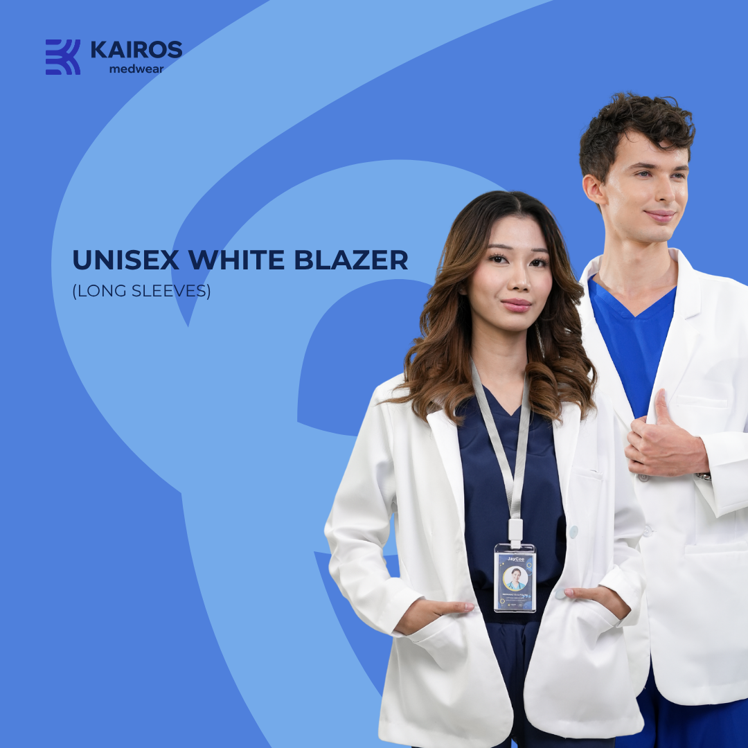 Gabardine Doctor’s Blazer | Unisex Long Sleeves | Kairos Medwear