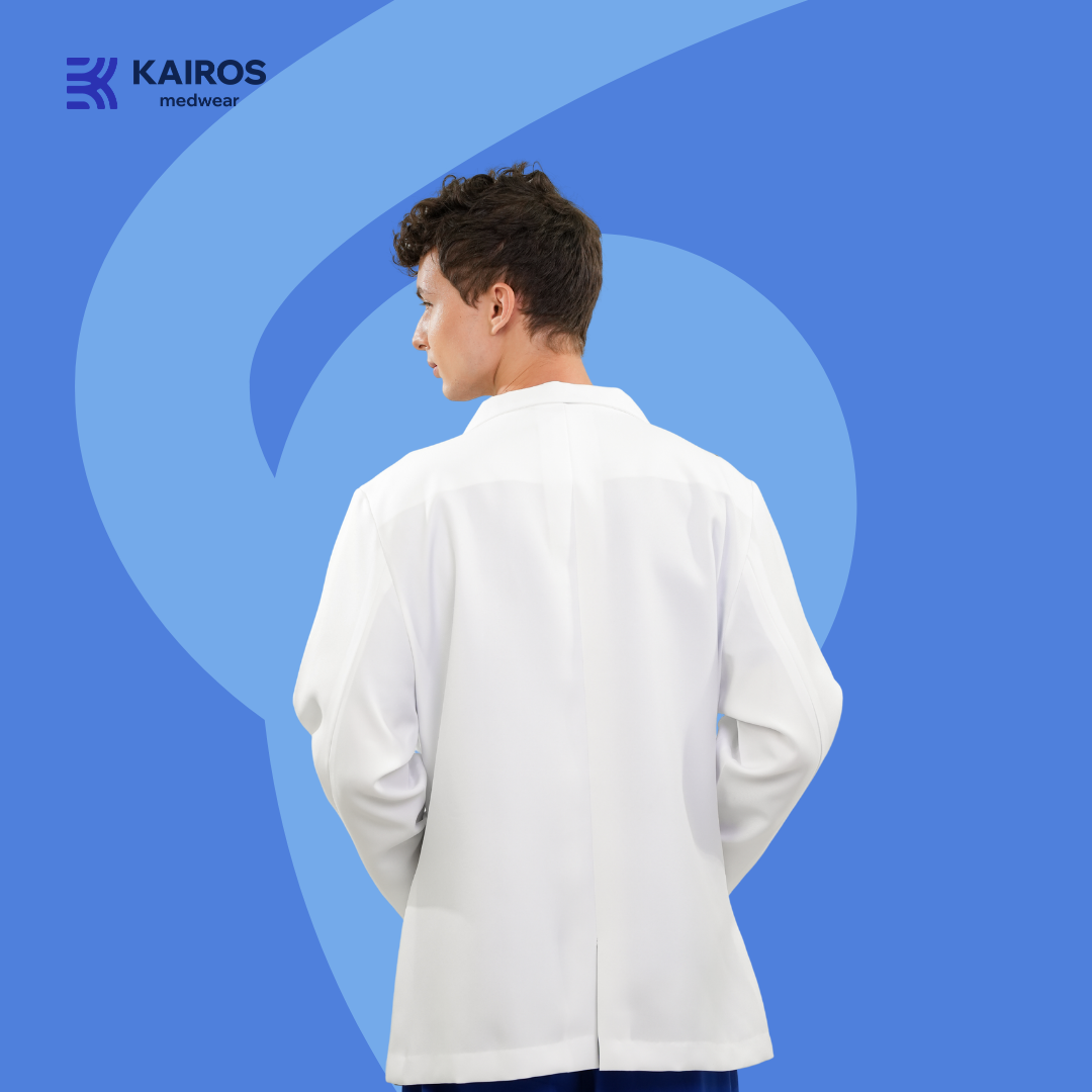Gabardine Doctor’s Blazer | Unisex Long Sleeves | Kairos Medwear