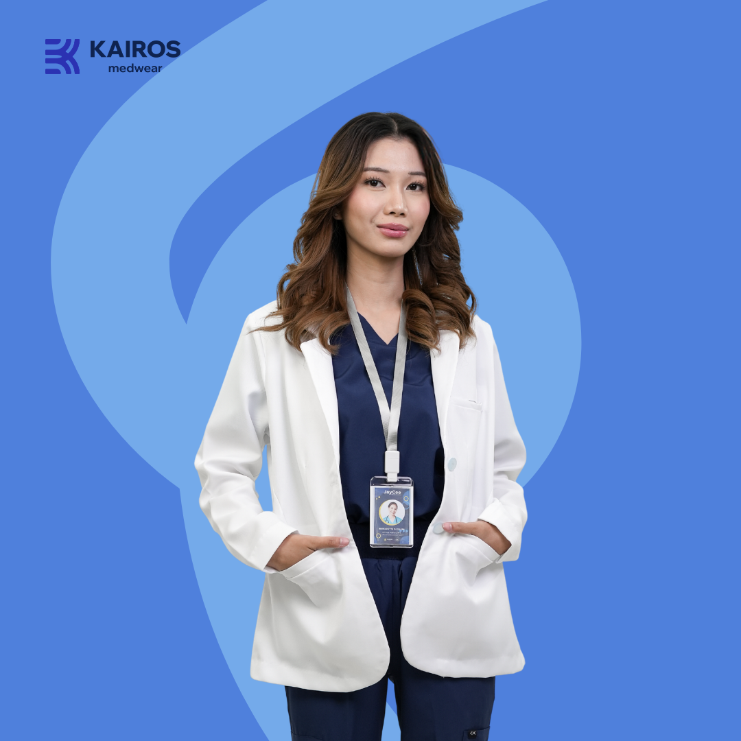 Gabardine Doctor’s Blazer | Unisex Long Sleeves | Kairos Medwear