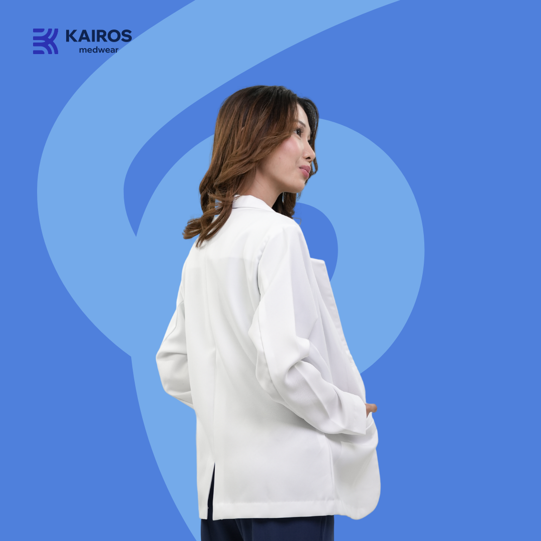 Gabardine Doctor’s Blazer | Unisex Long Sleeves | Kairos Medwear