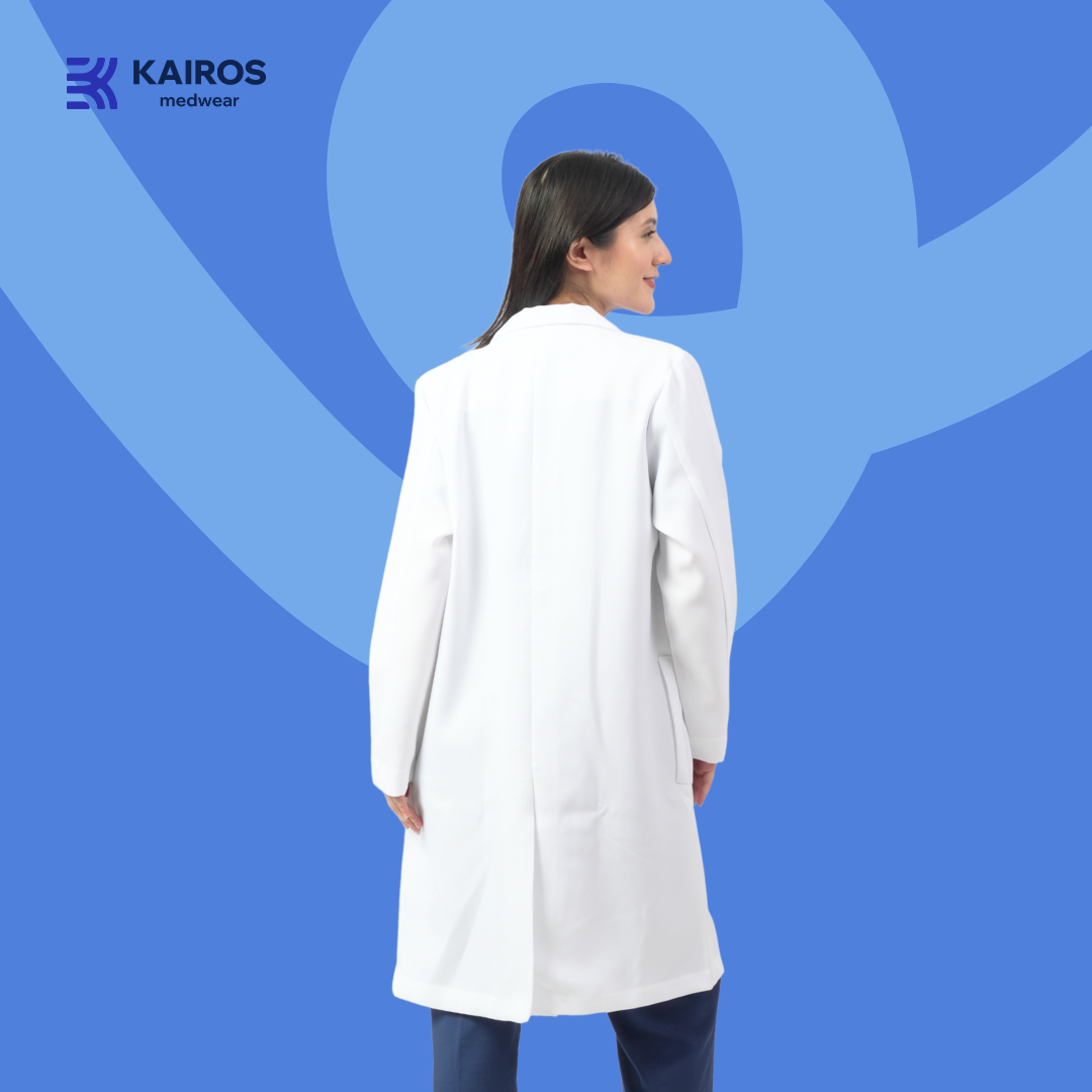Gabardine Arztkittel | Kurze Ärmel | Kairos Medwear