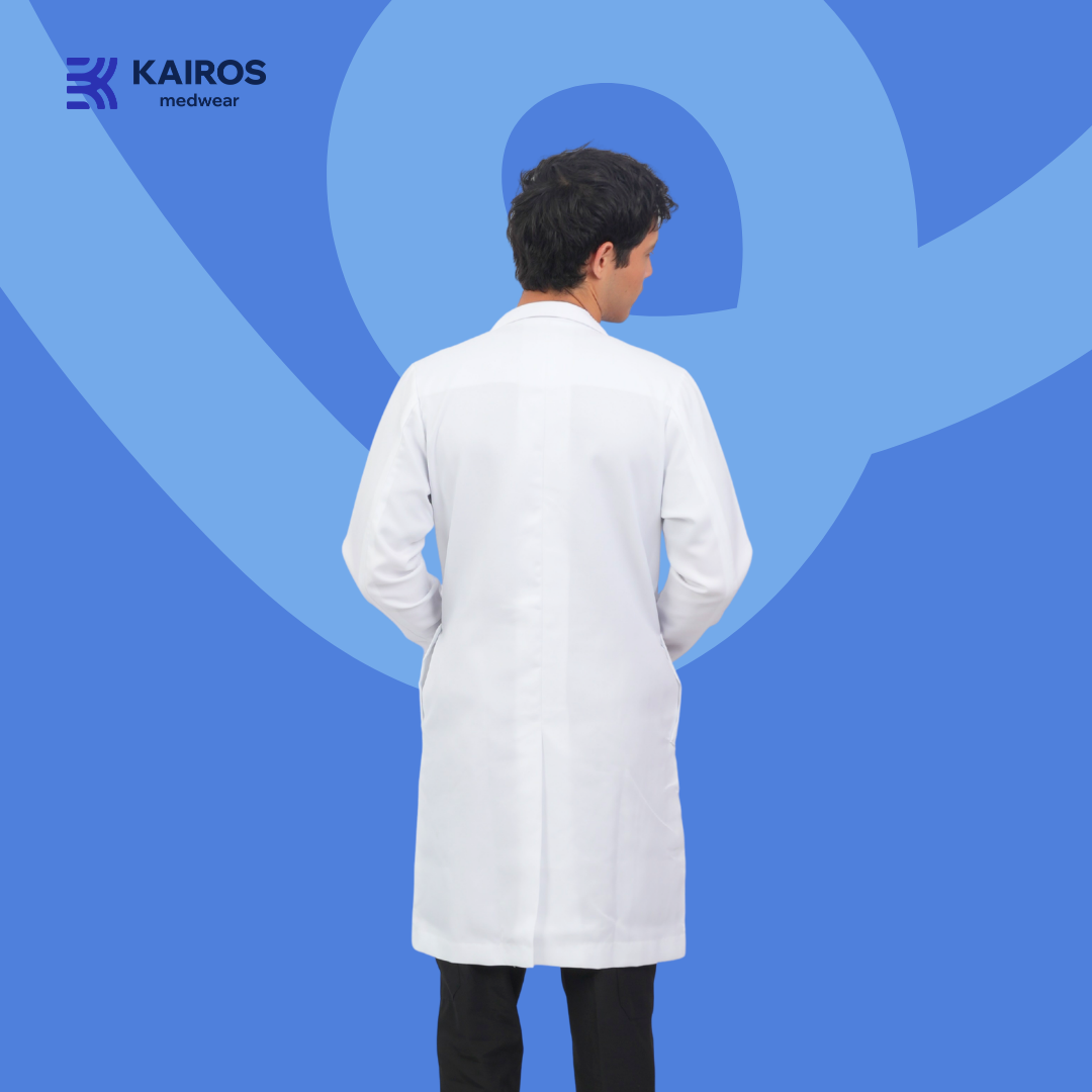 Gabardine Arztkittel | Kurze Ärmel | Kairos Medwear