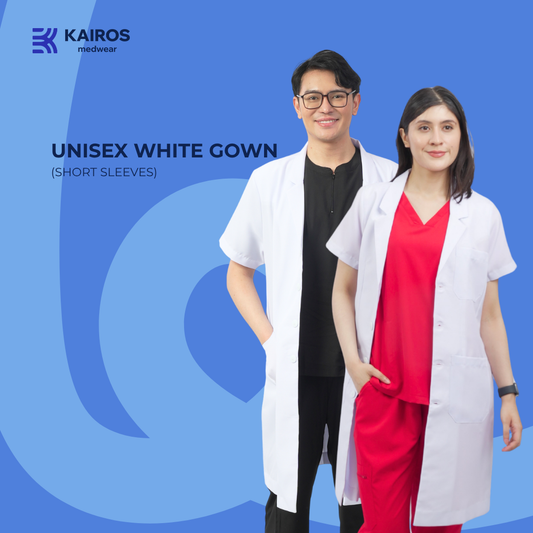 Katrina Laboratory Gown | Short Sleeves | Kairos Medwear