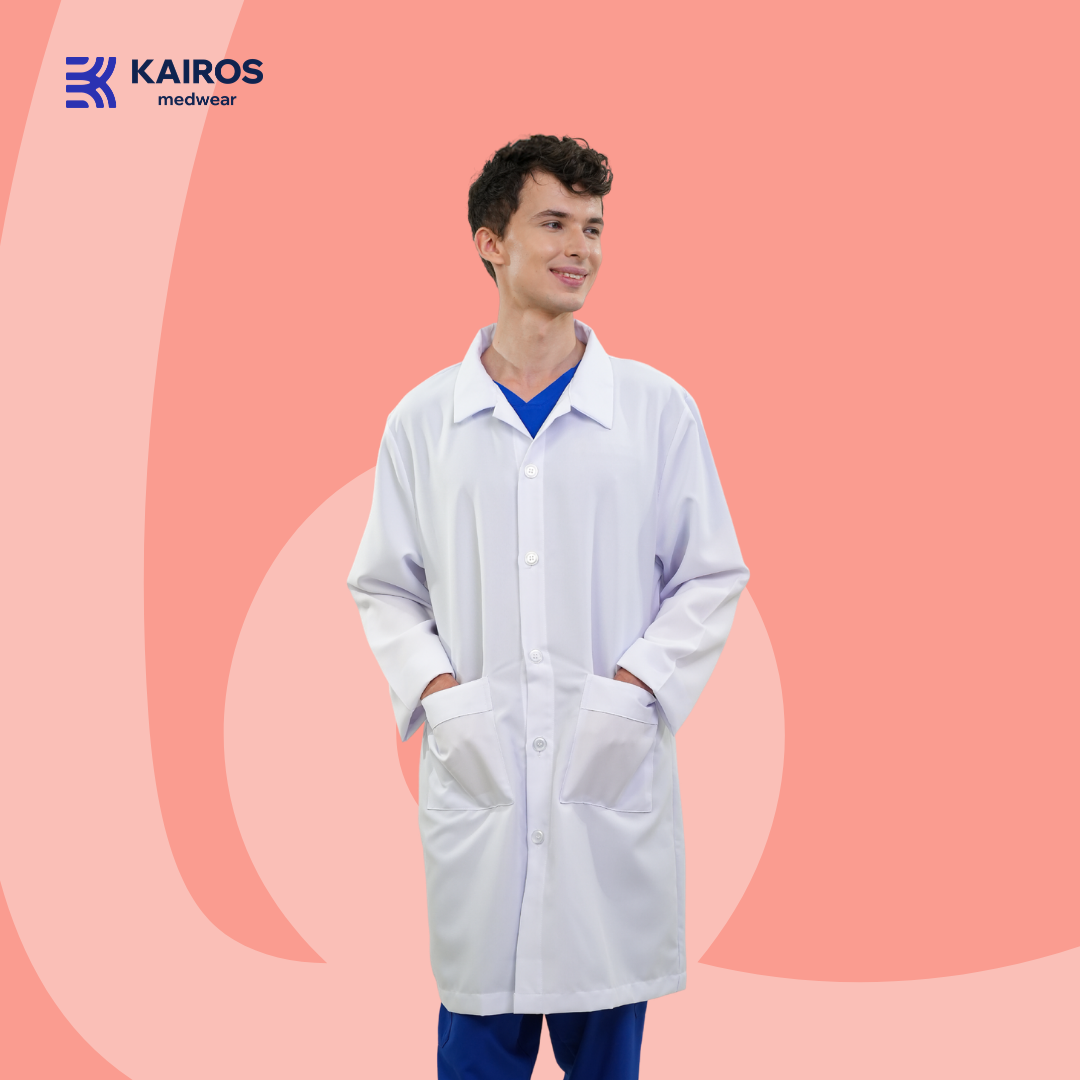 Knöpfbarer Laborkittel | Arztkittel | Kairos Medwear